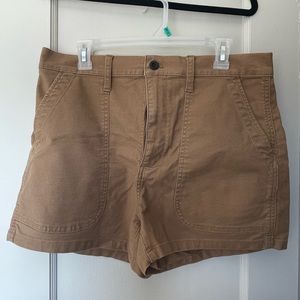 Madewell khaki shorts